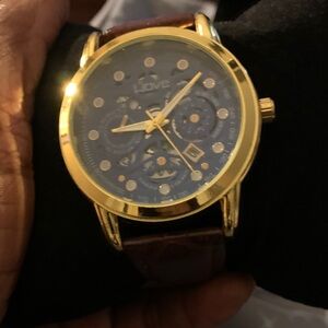 (New)Wove Real Leather Watch